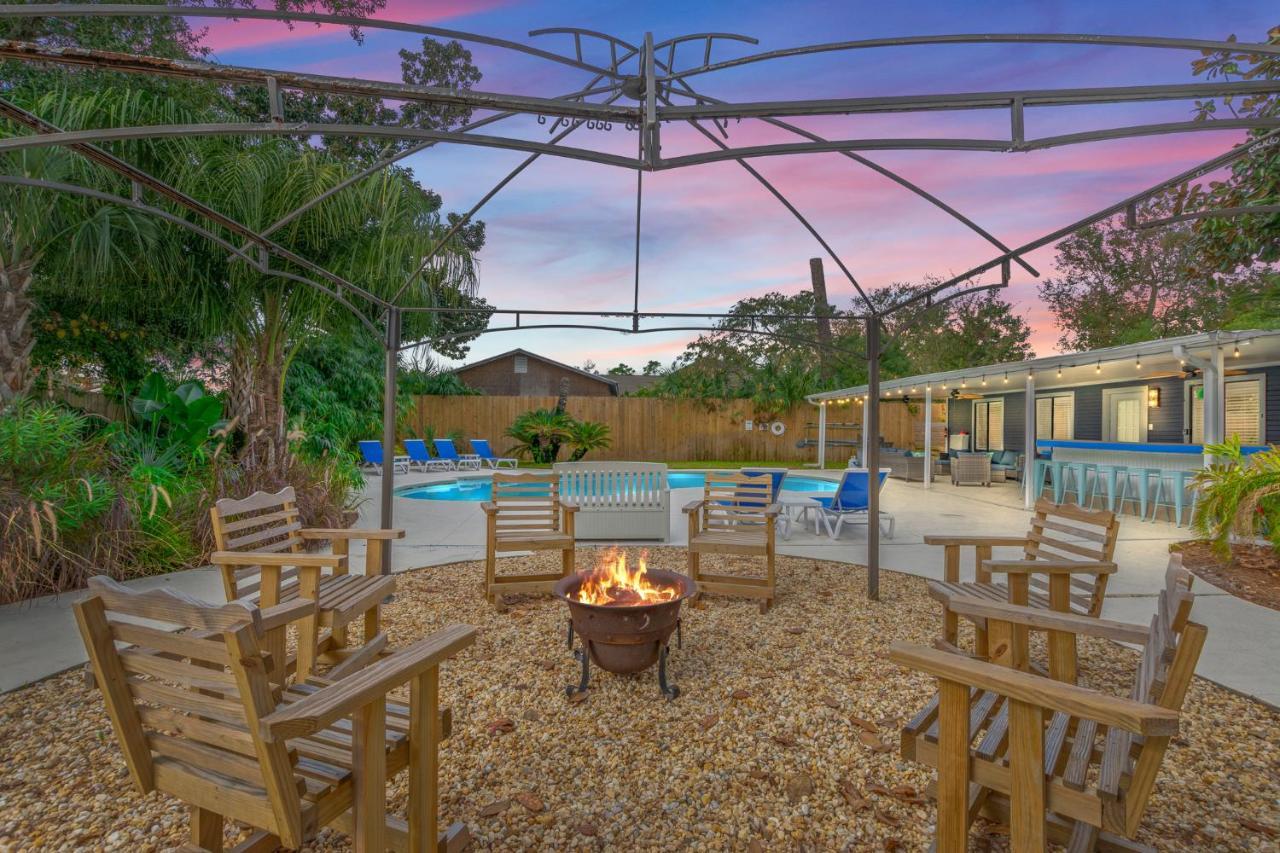 The Flip Flop Stop - Private Heated Pool, Pool House, Backyard Oasis And Game Room Panama City Beach Exterior foto